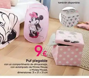 Pepco Puf plegable 31x31x31 cm oferta