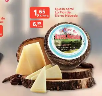 Suma Supermercados Queso semi La Flor de Sierra Nevada oferta