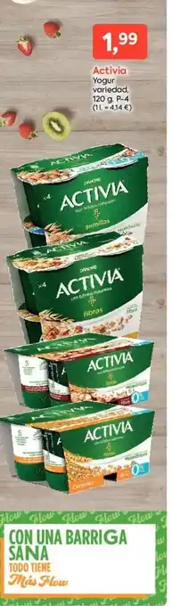Suma Supermercados Activia Yogur variedad 120g oferta