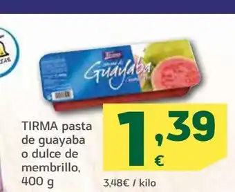 HiperDino Tirma pasta de guayaba o dulce de membrillo, 400 g oferta