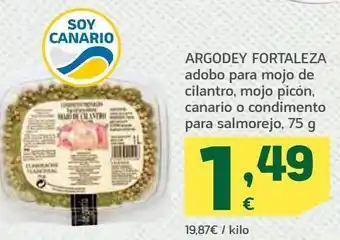 HiperDino Argodey fortaleza adobo para mojo de cilantro, mojo picón, canario o condimento para salmorejo, 75 g oferta