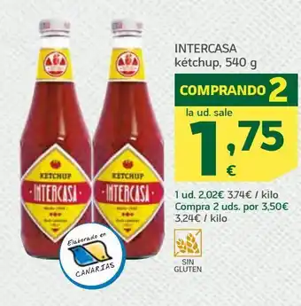 HiperDino Intercasa kétchup, 540 g oferta