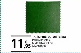 Fes Més Tapis protector terra oferta