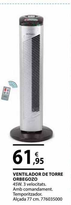 Fes Més Ventilador de torre oferta