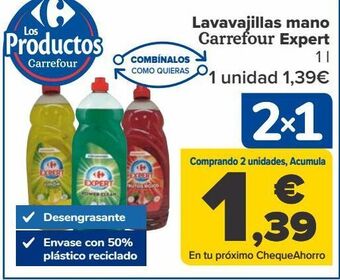 Carrefour Lavavajillas mano carrefour expert oferta