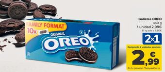 Carrefour Galletas oreo oferta
