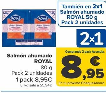 Carrefour Salmón ahumado royal oferta