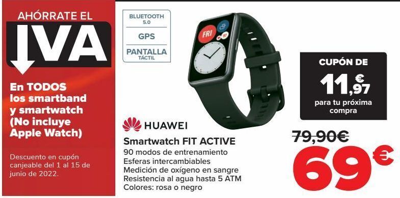 El precio y las condiciones de Carrefour están en el catálogo o el sitio  web que dirigen.