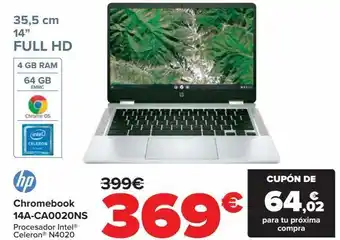 Carrefour Hp chromebook 14a-ca0020ns oferta