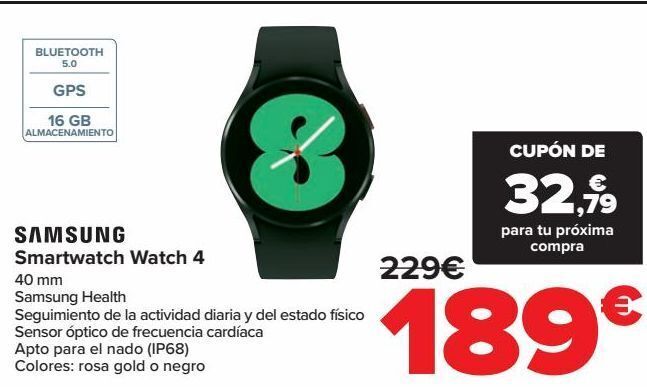 El precio y las condiciones de Carrefour están en el catálogo o el sitio  web que dirigen.
