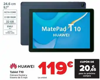 Carrefour Huawei tablet t10 oferta