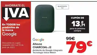 Carrefour Altavoz charcoal-j2 oferta