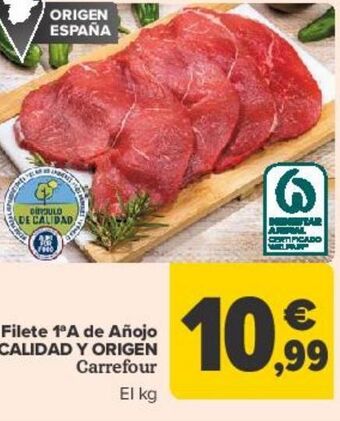 Carrefour Filete 1ªa de añojo calidad y origen carrefour oferta