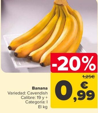 Carrefour Banana oferta
