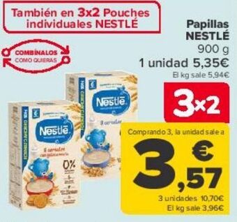 Carrefour Papillas nestlé oferta