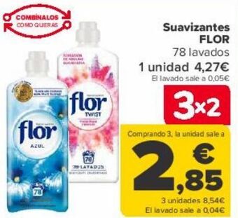 Carrefour Suavizantes flor oferta