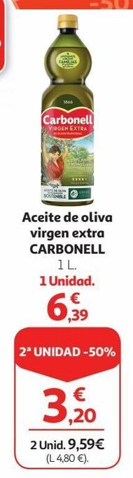 Alcampo Aceite de oliva virgen extra carbonell oferta