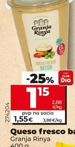 Maxi Dia Queso fresco oferta