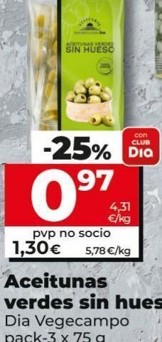 Maxi Dia Aceitunas sin hueso dia oferta