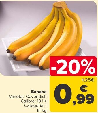 Carrefour Banana oferta