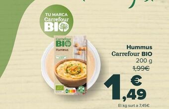 Carrefour Hummus carrefour bio oferta