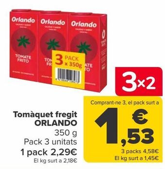 Carrefour Tomate frito orlando oferta