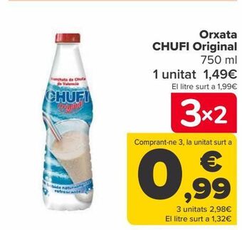 Carrefour Horchata chufi original oferta