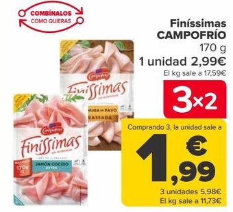 Carrefour Finíssimas campofrío oferta