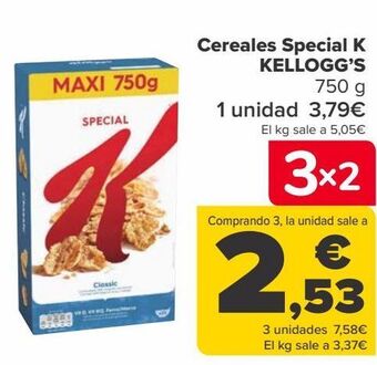 Carrefour Cereales special k kellogg's oferta
