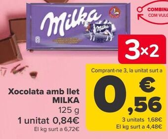 Carrefour Chocolate con leche milka oferta
