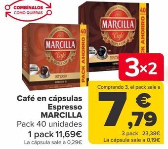 El precio y las condiciones de Carrefour están en el catálogo o el sitio  web que dirigen.