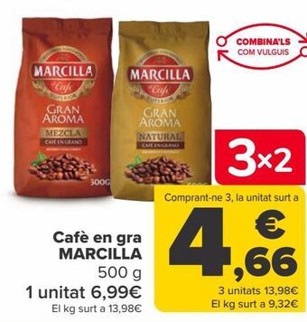 Carrefour Café en grano marcilla oferta