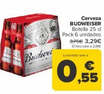 Carrefour Cerveza budweiser oferta