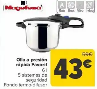 Carrefour Magefesa olla a presión rápida favorit oferta