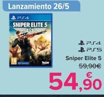Carrefour Sniper elite 5 oferta