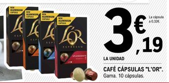 E.Leclerc Cápsulas de café l'or oferta