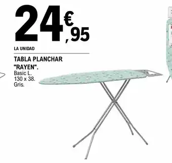 E.Leclerc Tabla de planchar rayen oferta