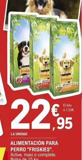 E.Leclerc Comida para perros friskies oferta