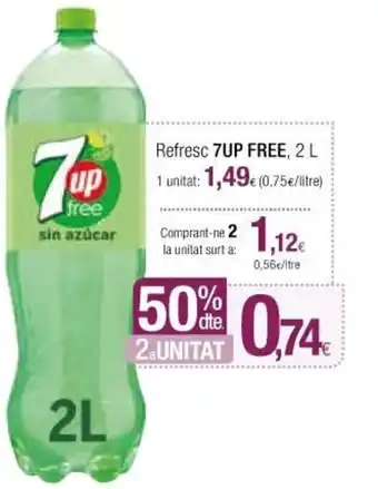 Condis 7Up Free Refresc 2 L oferta
