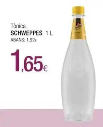Condis Schweppes Tònica 1 L oferta