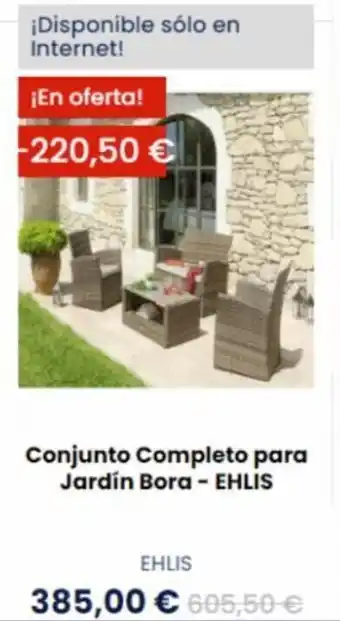 Bricolaje Soriano Conjunto Completo Para Jardín Bora - Ehlis oferta