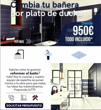 Bricolaje Soriano Combia Tu Bañera Por Plato de Ducha oferta