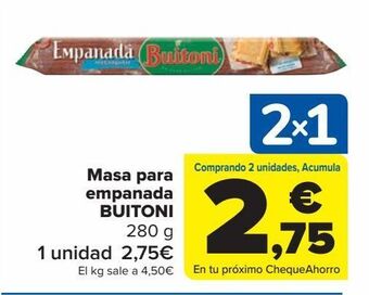 Carrefour Market Masa para empanada buitoni oferta