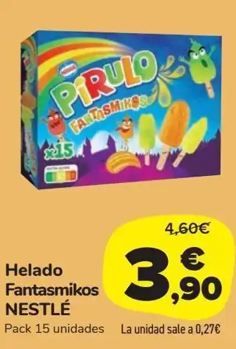 Carrefour Market Helado fantasmikos nestlé oferta
