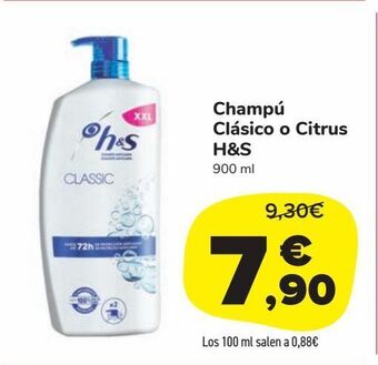 Carrefour Market Champú clásico o citrus h&s oferta