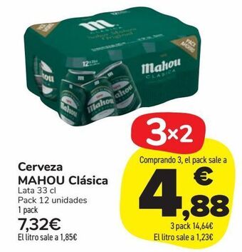 Carrefour Market Cerveza mahou clásica oferta