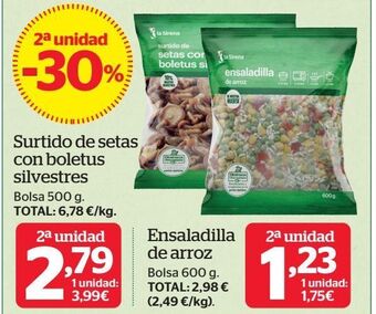 La Sirena Setas oferta