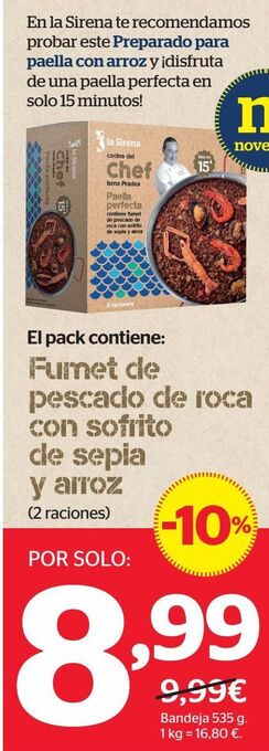 La Sirena Platos preparados oferta