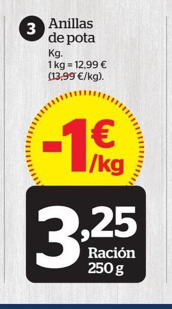 La Sirena Anillas de pota oferta