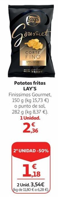Alcampo Patatas fritas lay's oferta